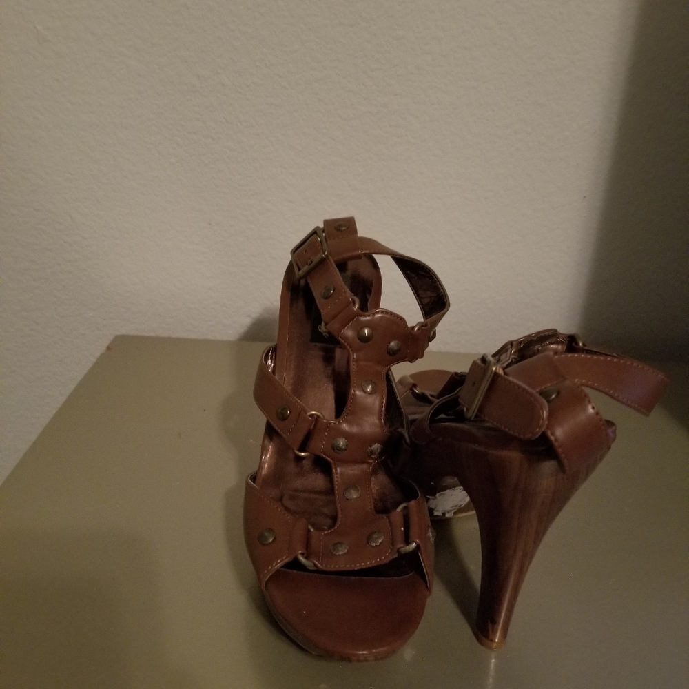 Brown heels